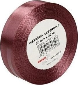 Satin ribbon dirty pink 25mm x