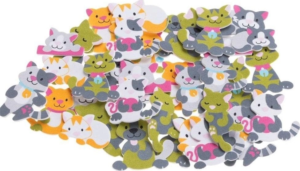Cats foam stickers 36 pcs 5907611706473
