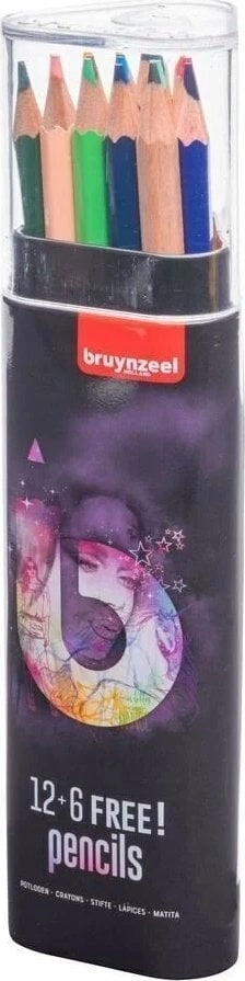 Bruynzeel Colour pencil tin light  12