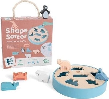 Wooden Arctic Animals sorter 8717775445029