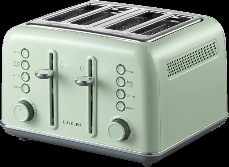 BUYDEEM 4-Slice Toaster  Model DT640E  Color