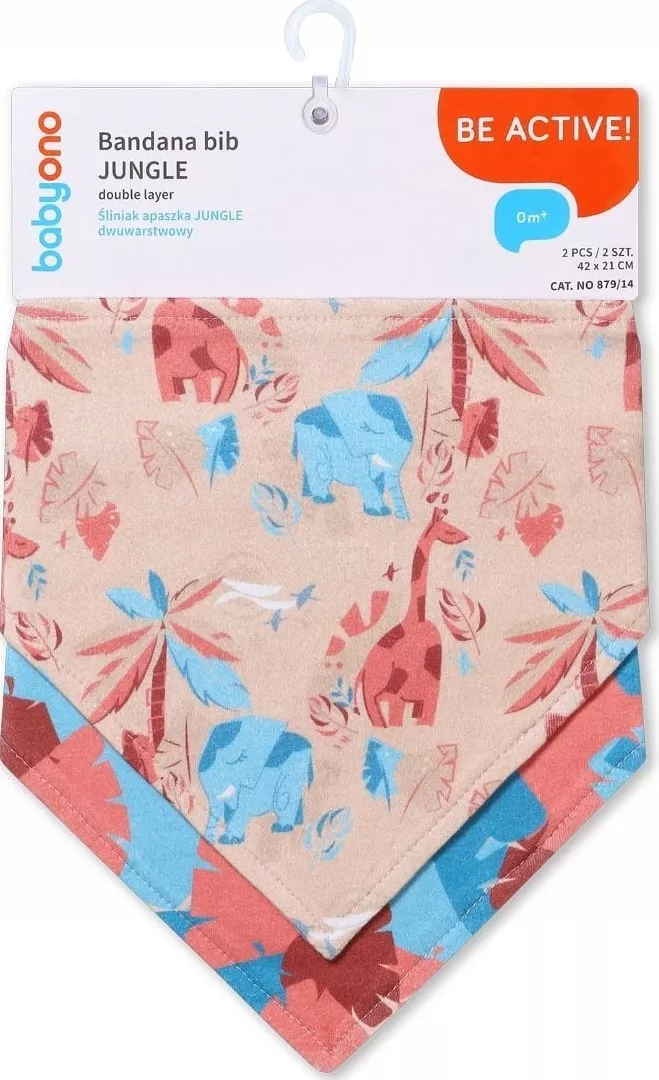 BabyOno 879/14 JUNGLE SCARF BIB 5901435414941