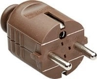 BACHMANN brown protective contact plug can
