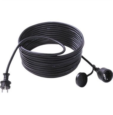 BACHMANN Przedłużacz 3G1 5mm2 czarny 1m