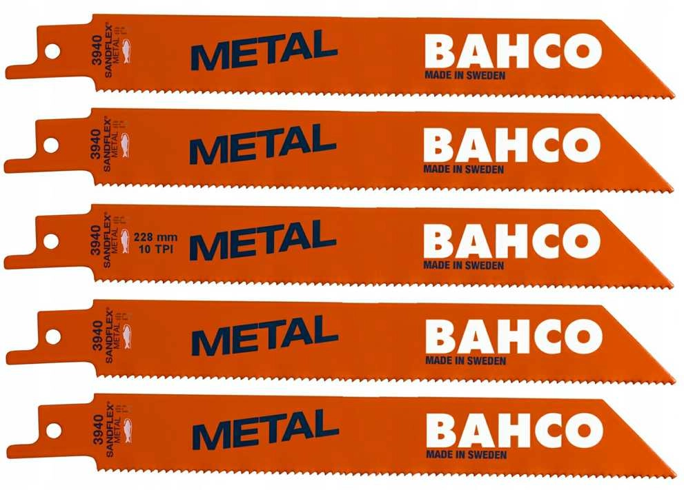 Bahco Tiesinio pjūklo geležtės Sandflex Bi-Metal