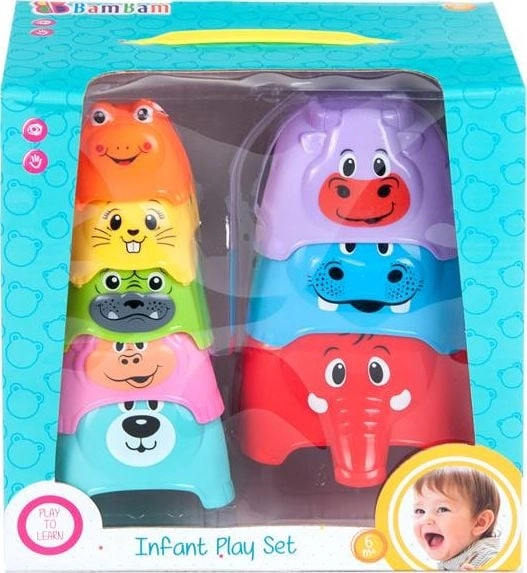 BamBam Stacking Cups Animals 0/12 B1097674