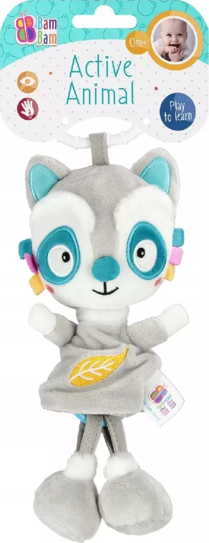 BAM BAM Soft musical toy Raccoon