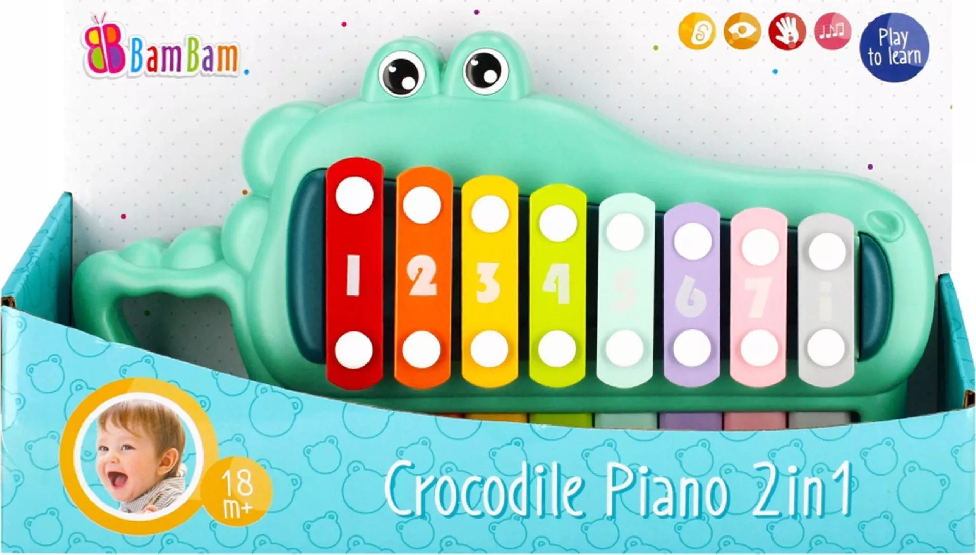 BamBam BAM BAM CROCODILE PIANO 2W1