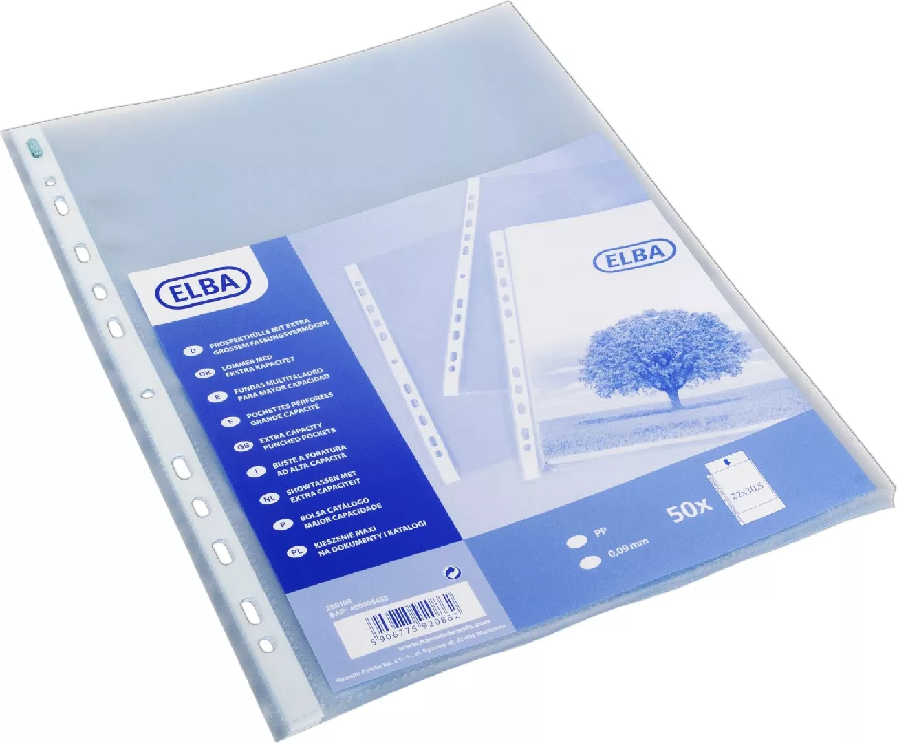 Bantex Maxi A4 90mic document sleeves