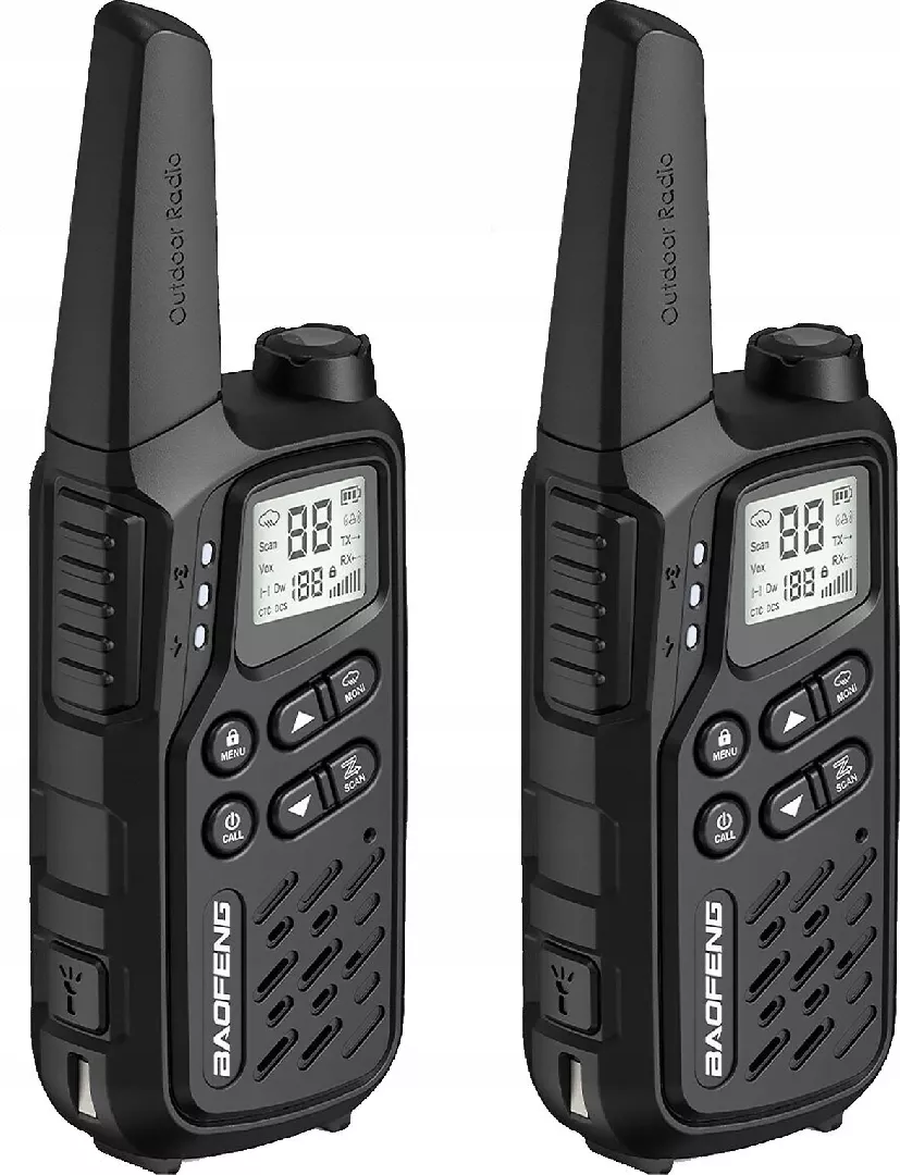 Walkie-Talkie Baofeng BF-T25E Black 5904921481861