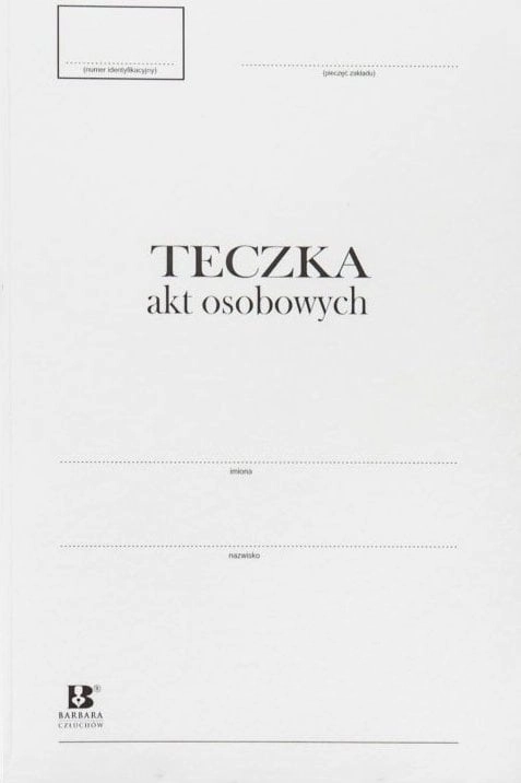 Barbara Teczka do akt osobowych A4