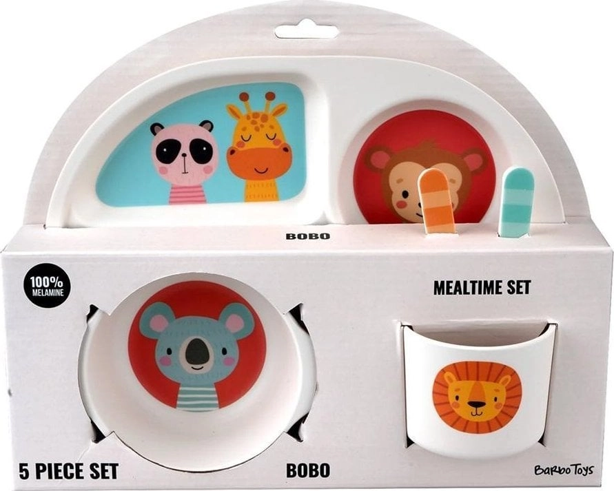 Set of children`s tableware made of