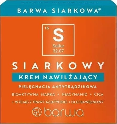 Barwa Sulfur moisturizing cream 50ml 5905172331646