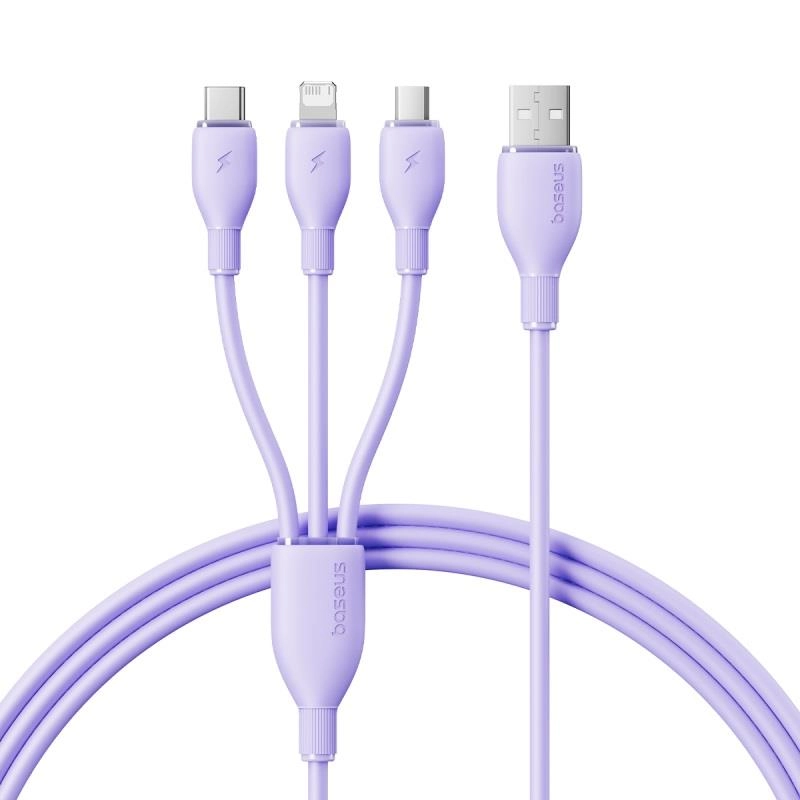 Baseus Kabel ultra-szybkiego ładowania One-for-Three USB-A