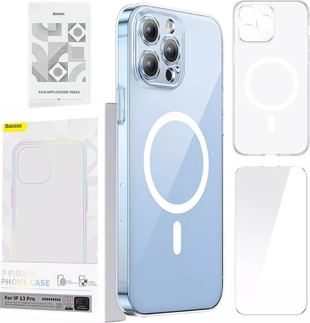Phone case Baseus Magnetic Crystal Clear