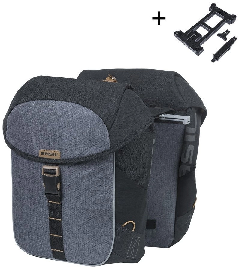 City bag double BASIL MILES TARPAULIN