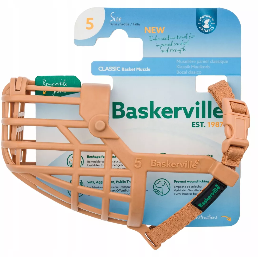 BASKERVILLE KAGANIEC CLASSIC 5 BEŻOWY dł