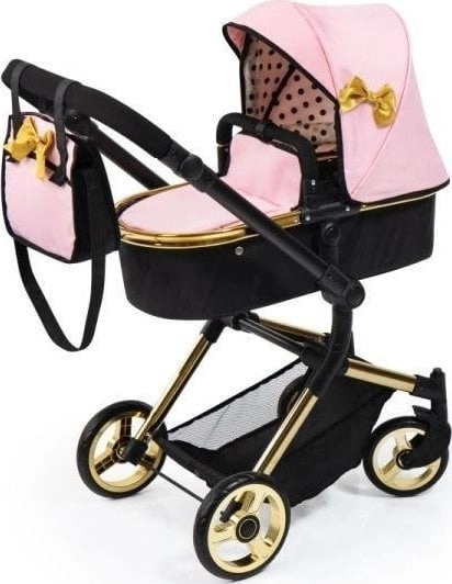 Bayer Vario doll stroller pink and