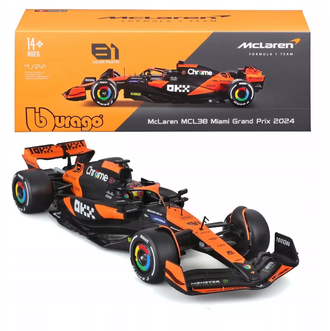 BBU 1:24 Race F1 McLaren MCL38