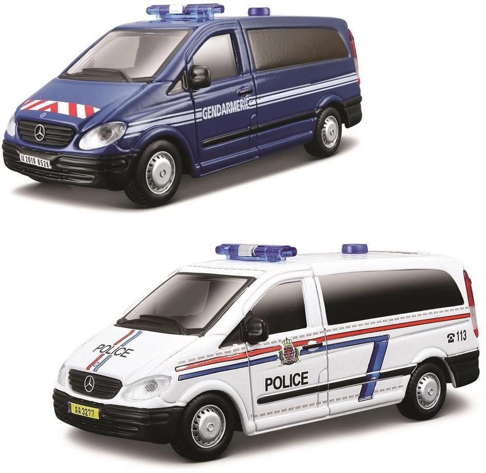 BURAGO - Police Mercedes-Benz Vito 1:50