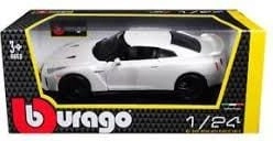 Bburago Nissan GT-R 1:24 white 299857