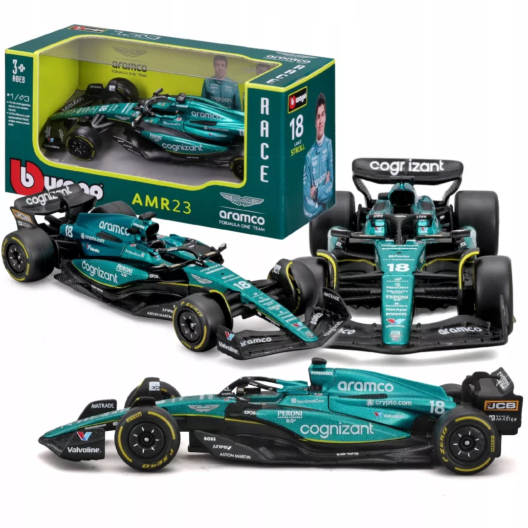 BBURAGO 1: 43 Racing Car Aston