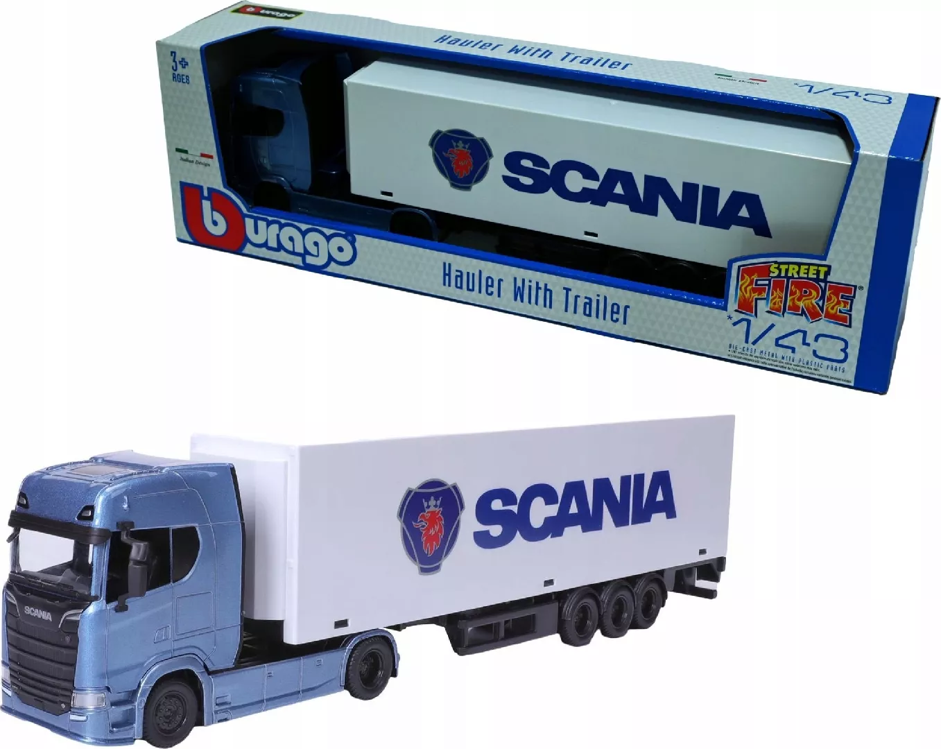 Bburago BBU 1:43 StreetFire Haulers Trailer