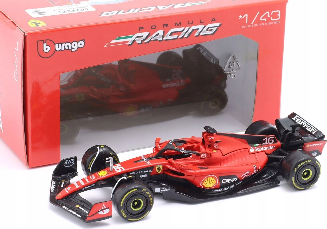 Bburago Ferrari Racing 2023 Season #16