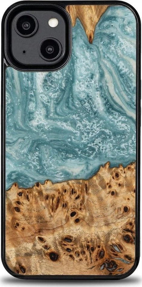 Wood and resin case for iPhone