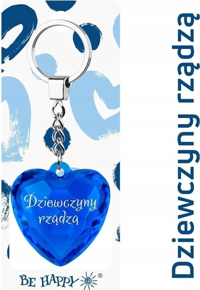 Heart keychain Girls rule 5900094215883