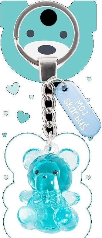 Teddy bear keychain - My Treasure