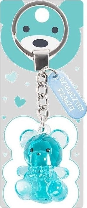 Teddy bear keychain - Girls rule