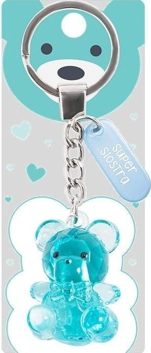 Teddy bear keychain - Super Sister
