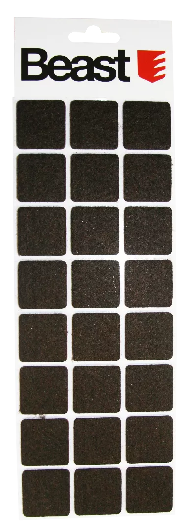 Paliktnis mēbelēm filca kvadr. 28x3mm brūns