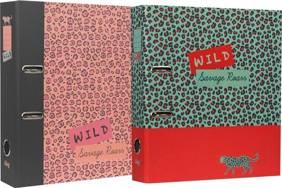 A4/2R binder 8cm with B````Log Wild