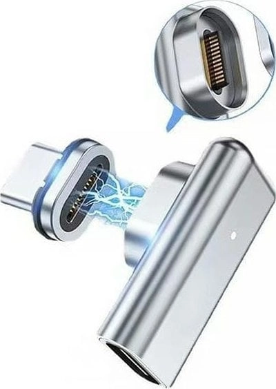 Beline Adapter magnetic USB-C silver/silver DAC