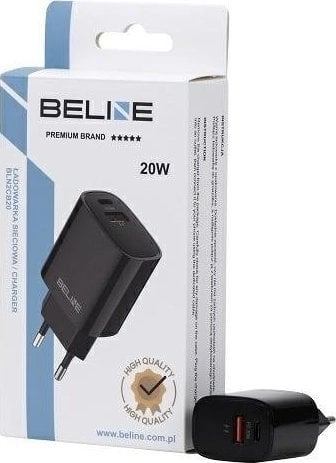 Ładowarka sieciowa 20W USB-C + USB-A