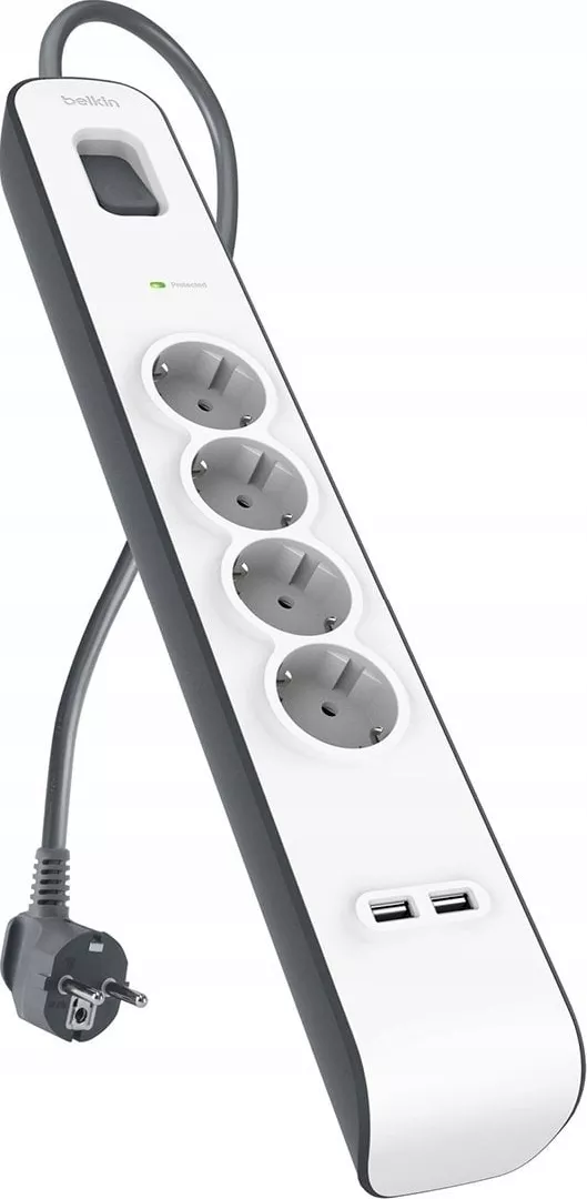 Belkin 525J  4 Schuko sockets  2x