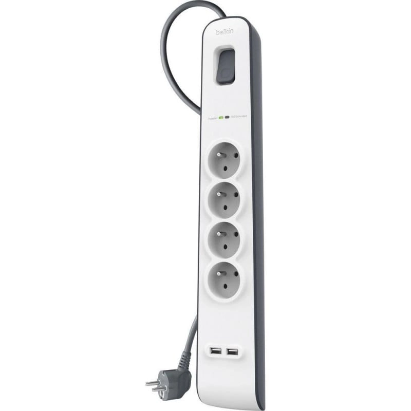 Belkin BSV401CA2M surge protector Black White