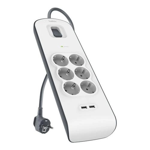 Belkin 650J  6 Schuko outlets  2x