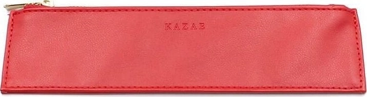Leather pen case KAZA-E red 4902205203667