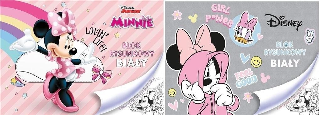 Beniamin Blok rysunkowy A4/20K biały Minnie