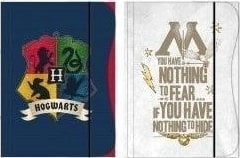 A4 Harry Potter folder with elastic