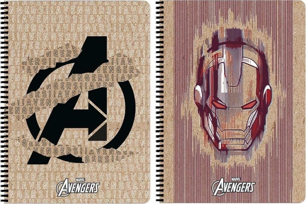 Kołozeszyt A4/80K kratka Avengers Kraft 5904441101126
