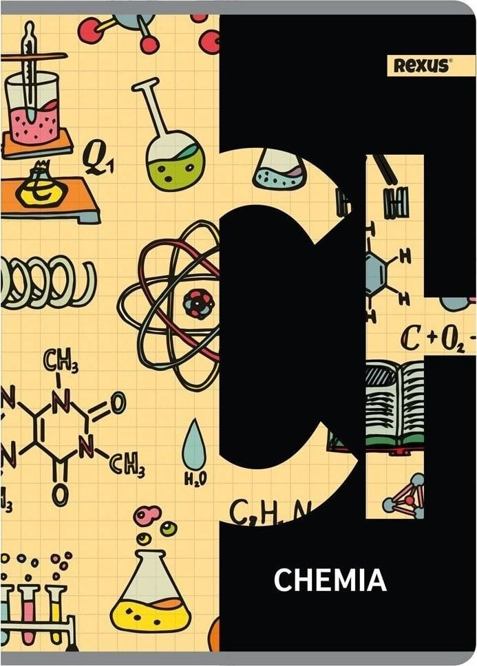 Notebook A5/60K grid Chemistry (5 pcs)