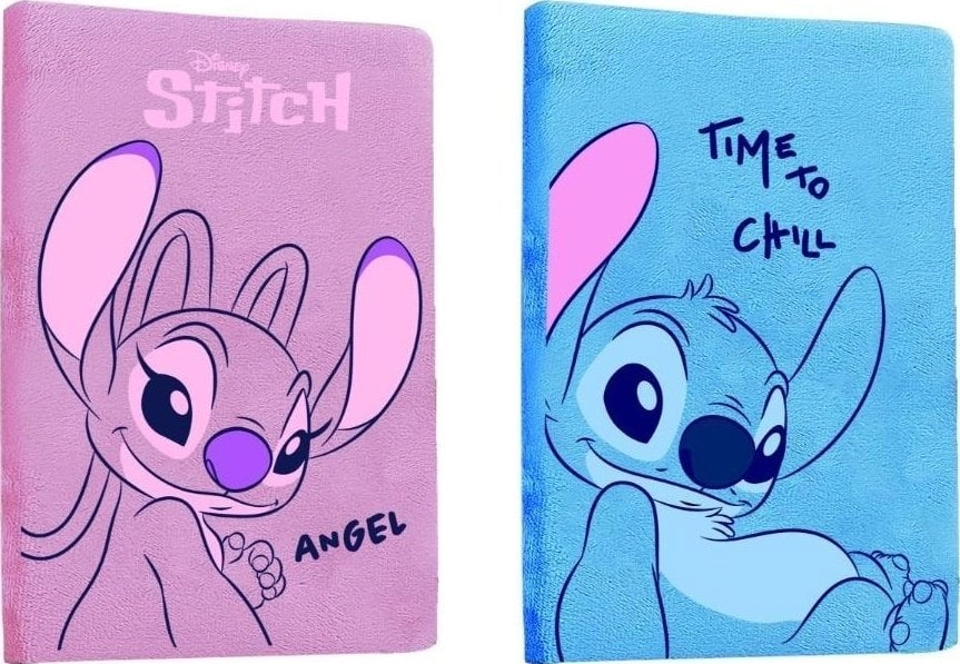 A5/80K line notebook with a plush
