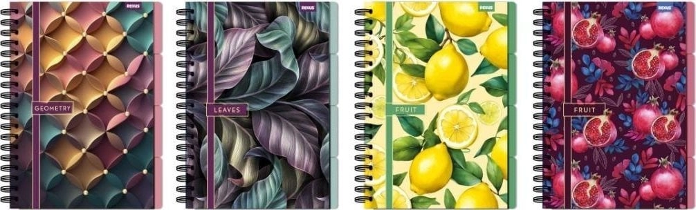 B5/96K checkered notebook with micro-perforation  mix