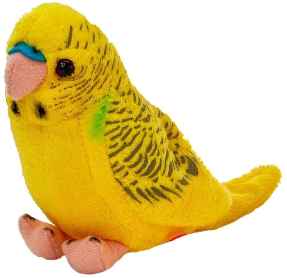 Yellow wavy parrot 13 cm 14835664