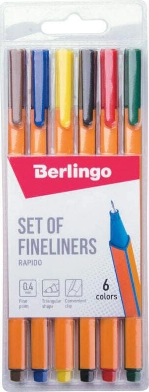 Berlingo Berlingo zestaw cienkopisów Rapido color