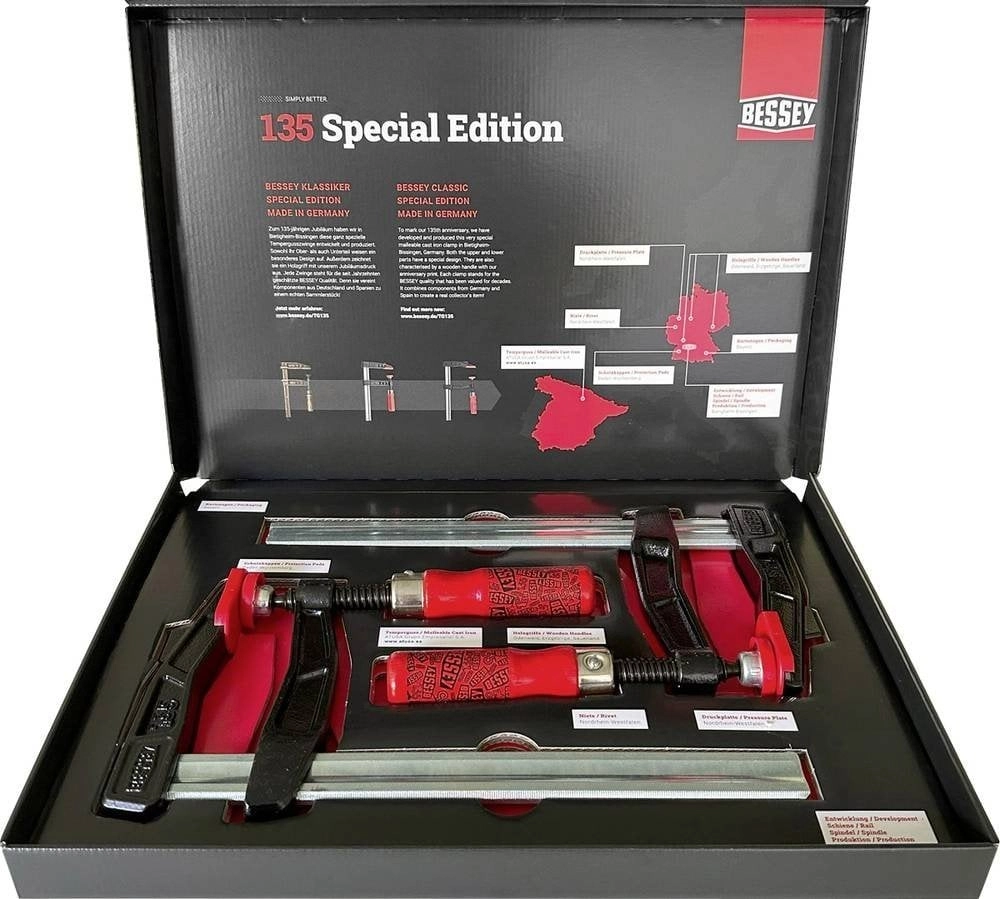 2 x TGA25SET-135 Jubilee set Bessey